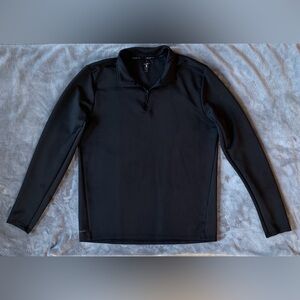 Layer 8 Black Qwick Dry Quarter-Zip Pullover